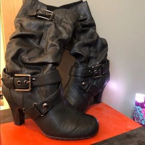 G by Guess black boots